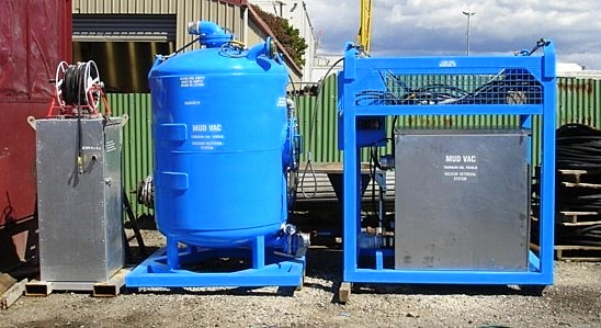 Vacuum Fluid Retrieval Unit for Offshore Use